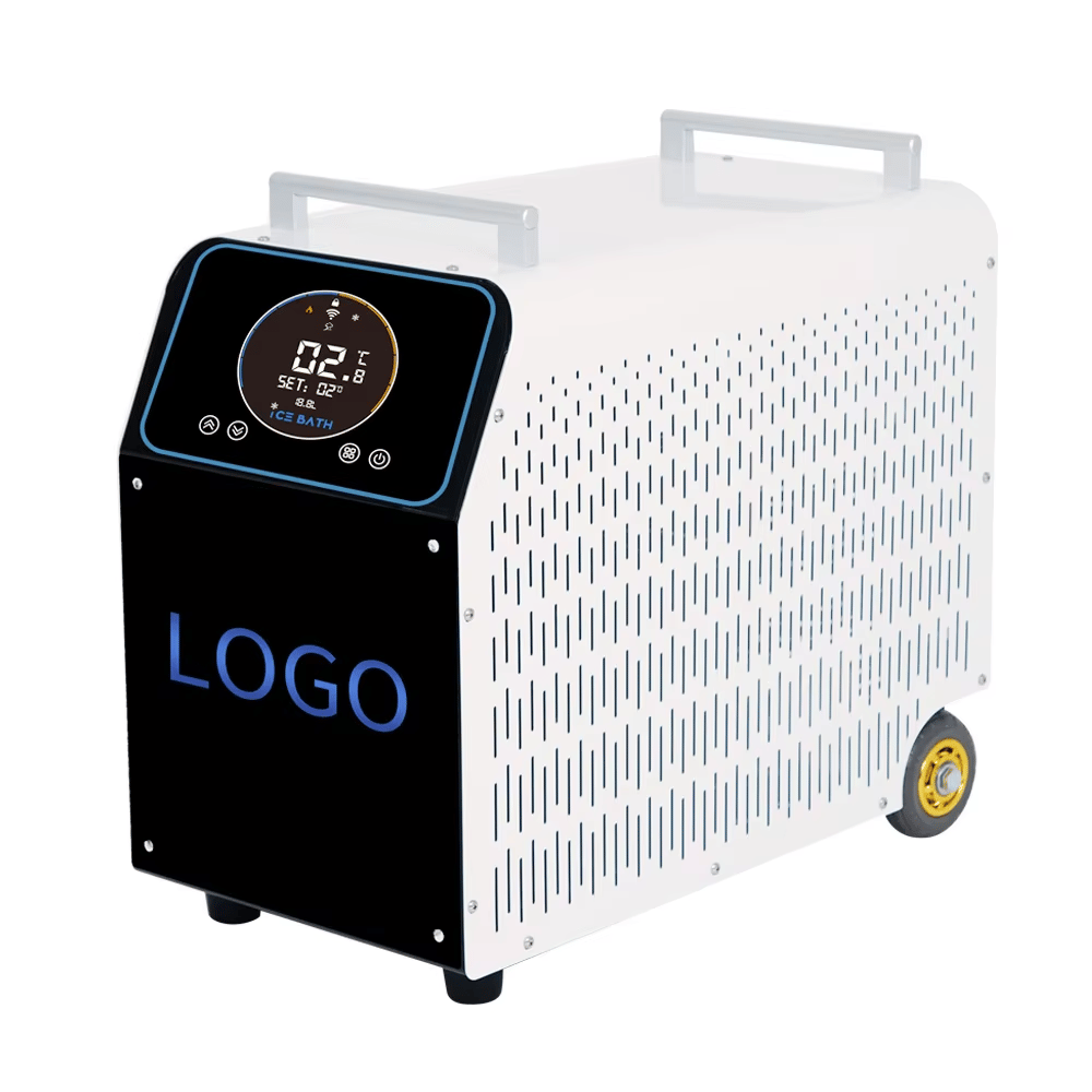 Wifi 0.8 HP 1HP 1.5HP 2HP Portable Ozone Double Filter Cooling System Wifi Control Cold Plunge Ice Bath With Chiller and Heater